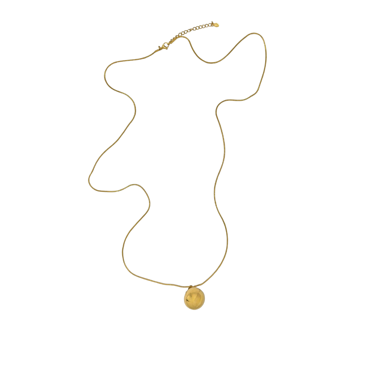 Golden Globe Long Necklace