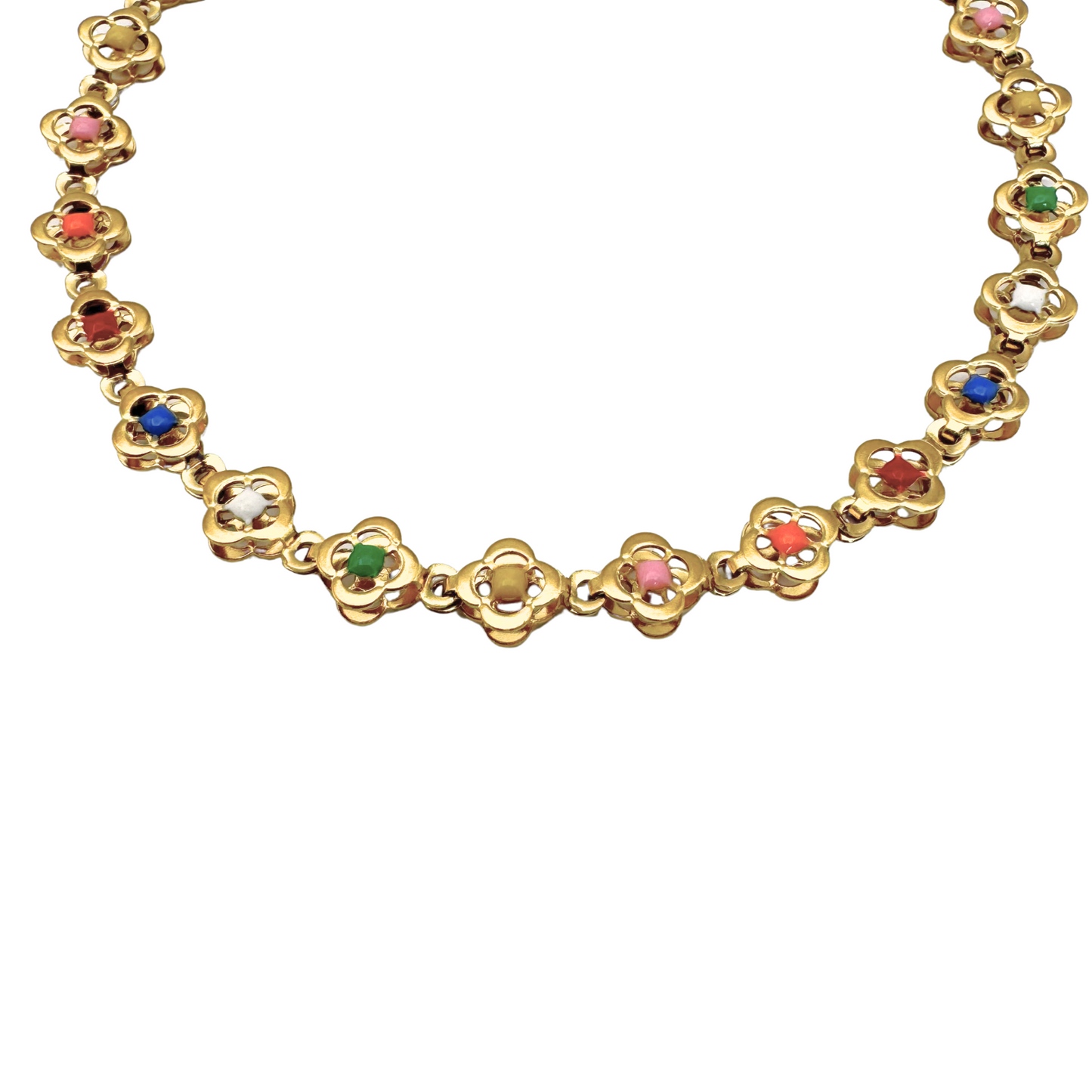 VINTAGE FLOWER ANKLET