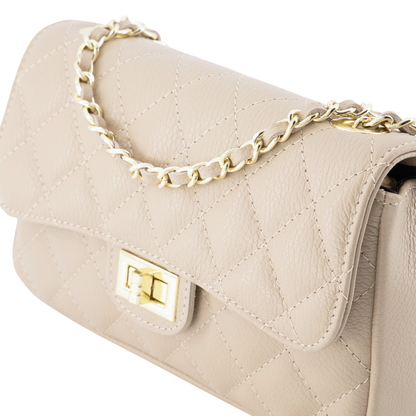 Amélie - Midi | Classic Leather | Beige