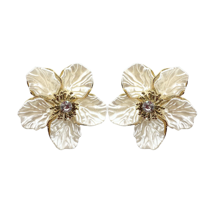 Sparkling Flower Earrings