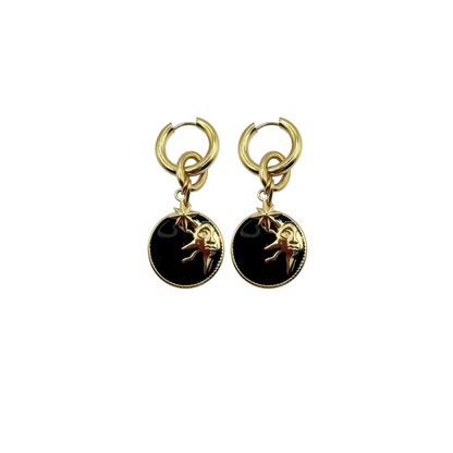 Midnight Gold Earrings