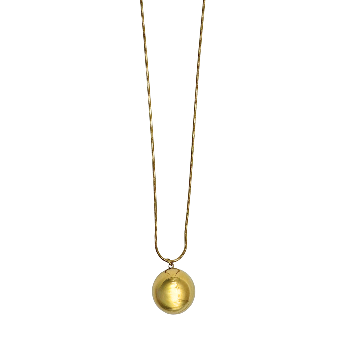 Golden Globe Long Necklace