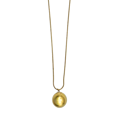 Golden Globe Long Necklace