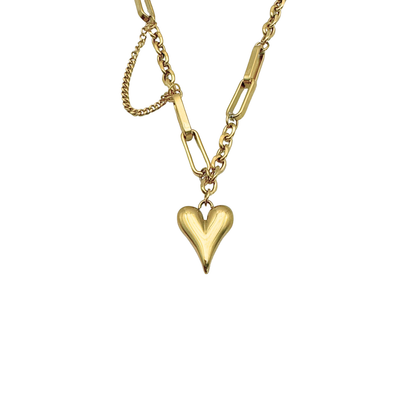 HEART ON A CHAIN - NECKLACE