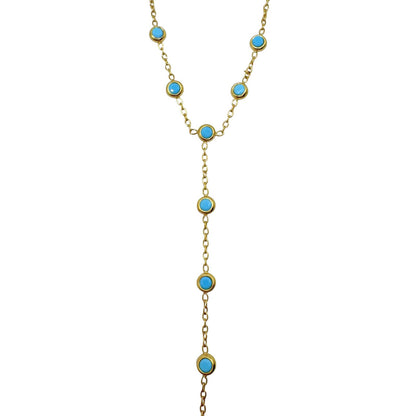 OCEAN BLUE HAND CHAIN