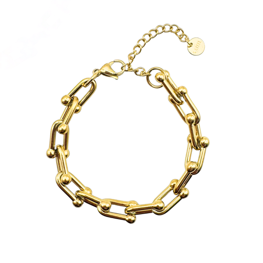 Golden Link Bracelet