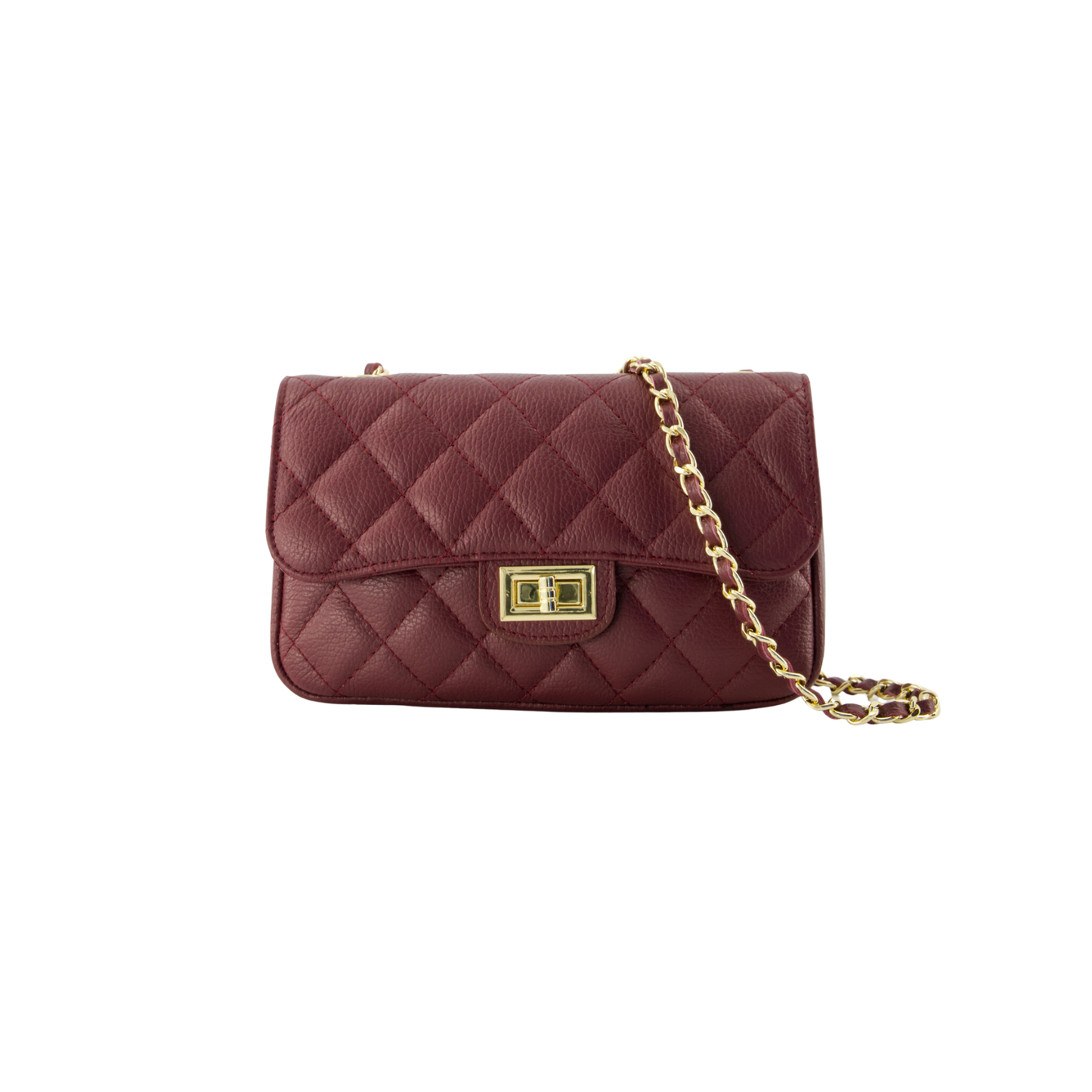 Amélie Midi | Classic Leather | Burgundy